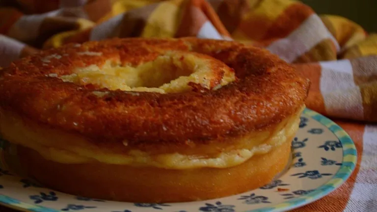 Imagem da Receita de Bolo de Fubá Cremoso com Queijo.