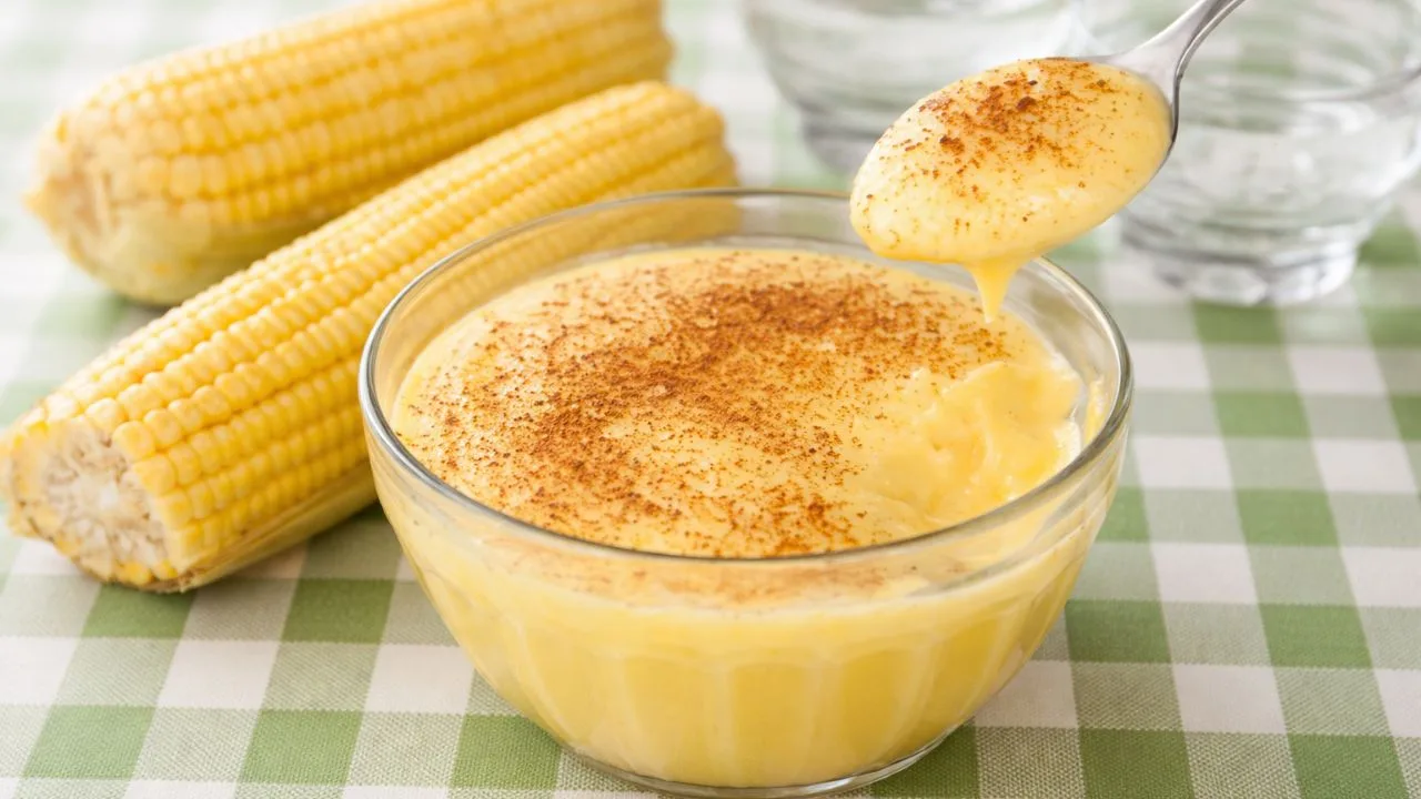 Imagem da Receita de Curau de Milho com Água.