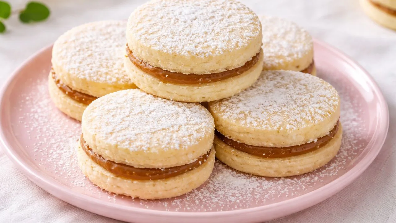 Imagem da Receita de Doce Bem Casado com Doce de Leite.