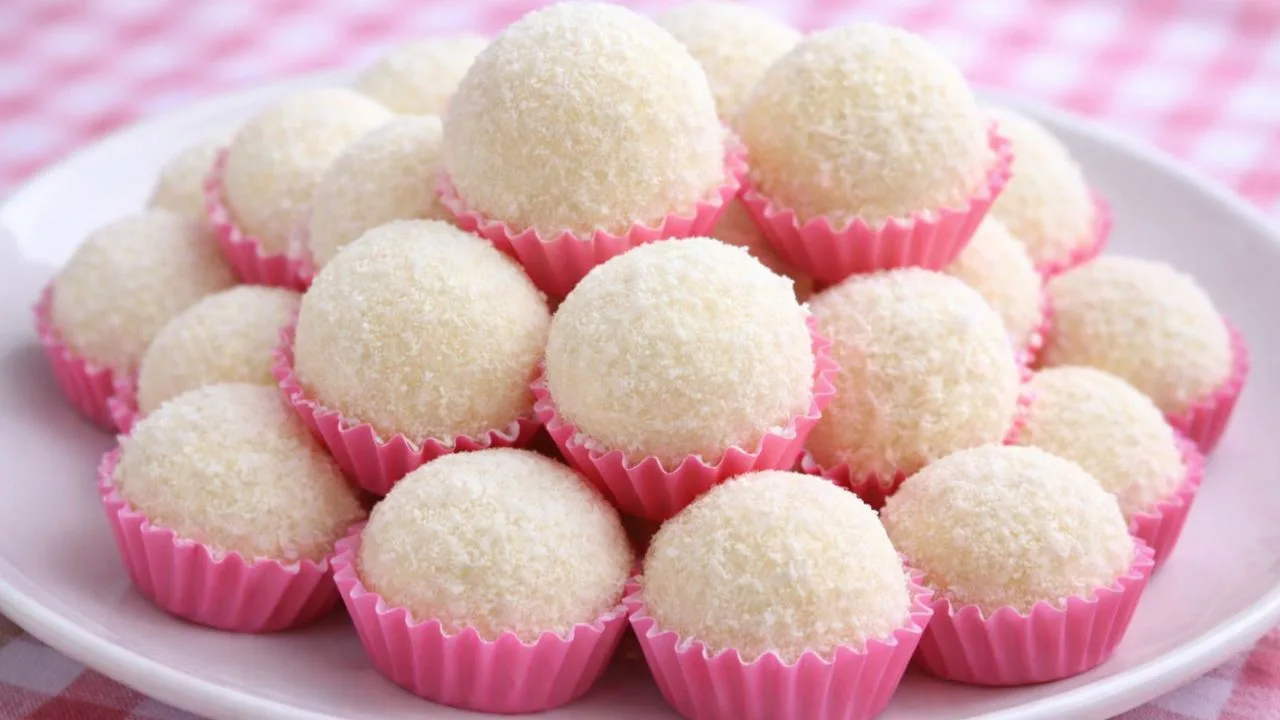 Imagem da Receita de Docinho de Leite em Pó Batido na Batedeira.